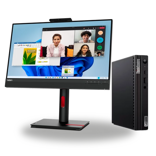 PC + Monitor Táctil Lenovo ThinkCentre M75q Gen 5 - Kit Digital